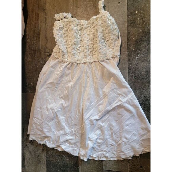 Costume Gallery white sequin tank top women's - Picture 1 of 5